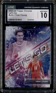 2023 Topps Chrome Let's Go #LG1 Trae Young CGC 10 - Picture 1 of 2