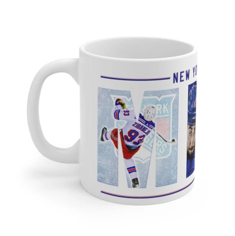 Mika Zibanejad NYR ART Mug Coffee Tea Gift Fun Team Hockey Souvenir Cover