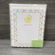 20 Baby Shower Invitations Boy/Girl Cards Invitations & Envelopes New