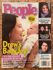 DREW BARRYMORE • Dec 2012 • PEOPLE magazine • Baby • Danny & Rhea - Picture 1 of 1