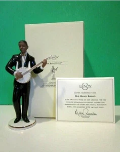 LENOX BIG BAND BANJO African American Jazz sculpture -- -- NEW in BOX with COA - Picture 1 of 9