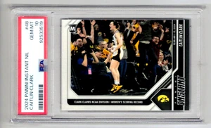 CAITLIN CLARK 2023 Panini Instant #48 NCAA D1 Scoring Record PSA 10 ROY 1/5000 - Picture 1 of 2