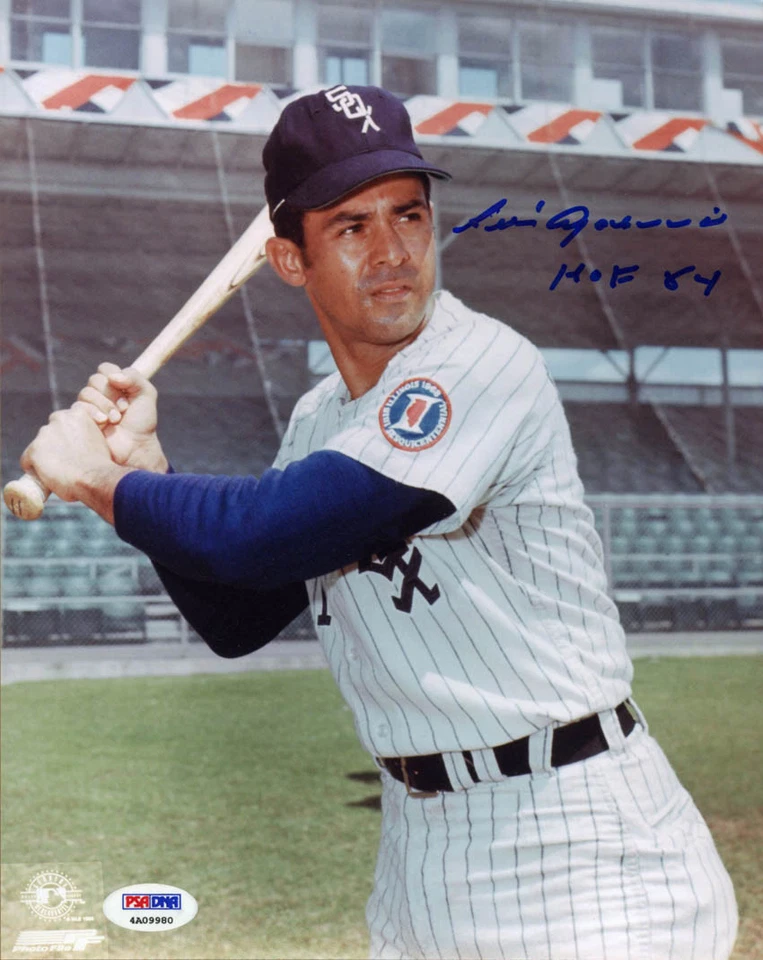 Luis Aparicio SIGNED 8x10 Photo + HOF 84 White Sox ITP PSA/DNA AUTOGRAPHED  - Image 1 of 1