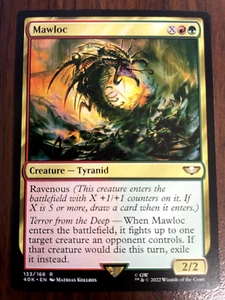 MTG - Mawloc 133/168 - Warhammer 40,000 Non-Foil Rare Creature - Near Mint - Picture 1 of 2
