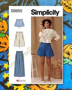 Simplcity 9955 Shorts Pants Sewing Pattern Sizes 18-26 s9955 FreeShippingOption - Picture 1 of 10