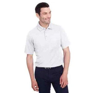 Devon & Jones Men's CrownLux Performance Plaited Polo - White - Size 6XL - Foto 1 di 6