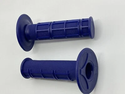 Gel soft Grips Universal Motorcycle for  7/8" 22mm Handle Bar throttle blue pair - Image 1 of 4