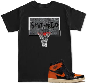 Retro 1 Shattered T Shirt to match with Air Js RETRO 1 Shattered OG Shoes - Picture 1 of 2