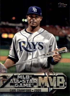 2017 Topps All Star MVPs #ASM19 Carl Crawford tampa bay rays - Image 1 of 2