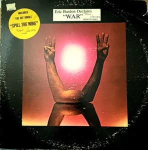 Eric Burdon Declares "WAR"  LP    MGM SE4663 Original Hype Sticker Play Tested - Picture 1 of 2