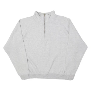 FRUIT OF THE LOOM Womens Pullover Jacket Grey L - Picture 1 of 6