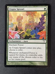 MTG Dissension #99 Utopia Sprawl MP - Picture 1 of 2