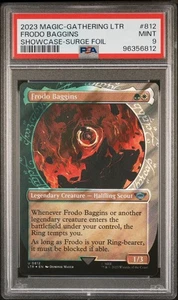 MTG Frodo Baggins Showcase Surge FOIL Lord of the Rings (LTR) #812 PSA 9 Mint - Picture 1 of 2