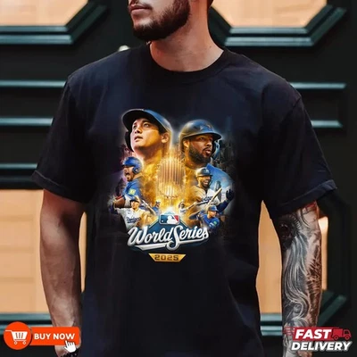 GILDAN World Series 2025 Final Dodgers vs Blue Jays TShirt - Multicolors, S-5XL