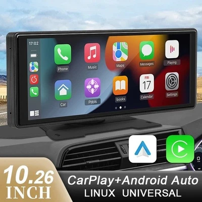 Universal Autoradio 10" Mirror Link Carplay Android Auto Wireless Retrocamera 🚗 - Immagine 1 di 4