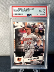 2024 Topps Big League Heston Kjerstad RC Rookie #394 PSA 10 Orioles - Picture 1 of 2