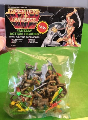 FIGURAS DE ACCIÓN DE FANTASÍA SUPERTEAM OF THE UNIVERSE...COMO NUEVAS...BOLSA SIN ABRIR... Foto 1 de 4
