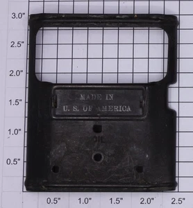 Cenicero negro Lionel 700E-167 sin placa de identificación - Imagen 1 de 2