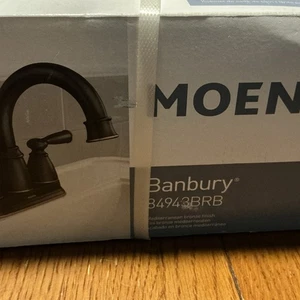 Moen 84943BRB Banbury 4 in. Centerset 2-Handle Bath Faucet Mediterranean Bronze - Picture 1 of 3