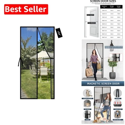 Heavy Duty Magnetic Screen Door with Powerful Closure - Fits 36x82 Inch Doors - Image 1 of 4