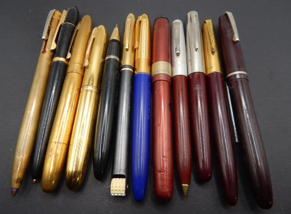 Lote de 12 piezas - Bolígrafos vintage surtidos - Piezas y reparación Foto 1 de 4