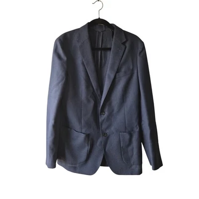 Chaqueta Blazer Bonobos Calce Ajustado 100% Lana 40L Azul Marino Vitale Barberis Canonico  Foto 1 de 4