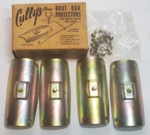 PROTECTORES DE REMO DE BARCO CULLY'S DE COLECCIÓN COMO NUEVOS PARA CERRADURAS DE REMO NORTH RIVER - Imagen 1 de 8