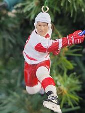 Brett Hull Detroit Red Wings Hockey NHL Xmas Ornament Tree vtg Jersey #17 HOF