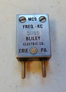 Radio Militar Ham 6000 KC Bliley MC9 FT-243 Cristal Cuarzo De Colección - Imagen 1 de 2