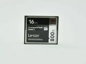 Lexar 16GB 800x Professional CF card for Canon Nikon Pentax Sony Cameras - Picture 1 of 1