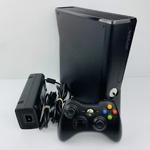Xbox 360 S Slim Console 250GB Bundle 1x Controller + Cables Tested & Working - Picture 1 of 13