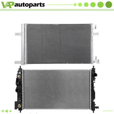 适用于 2014 2015 2016 - 2020 雪佛兰 Impala 散热器和冷凝器冷却组件 — 第 1/4 张图片