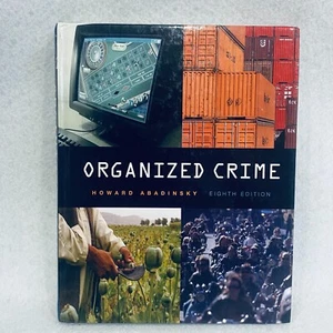 Organized Crime 8th Edition Textbook Hardcover Howard Abadinsky - Imagen 1 de 12