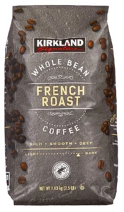 New Kirkland Signature French Roast Whole Bean Coffee  2.5 lb 1 Pack - Picture 1 of 2