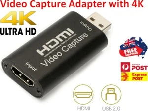 HDMI to USB Video Capture Card Screen Record 1080P HD Game Video Live Streaming - Bild 1 von 10