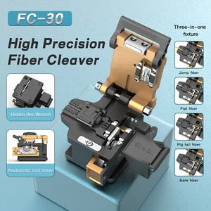 TAWWA FTTH Fiber Optic Cable Cutter FC-30 Fiber Cleaver w/48000 Times Blade Life - Picture 1 of 11