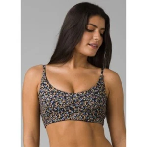 Prana Swim Womens XS Black Petals Willow Falls Reversible Bikini Top NWT - Picture 1 of 1