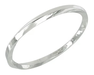 S.Michael Designs Edelstahl Twist Armreif - Größen verfügbar - Bild 1 von 1