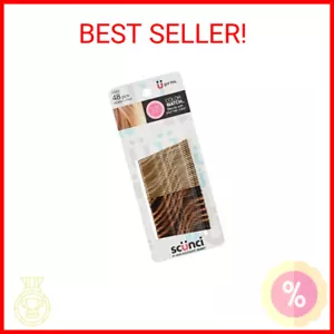 Scunci by Conair No-Slip Grip bobby pins - bobby pins brown hair - hair accessor - Picture 1 of 2