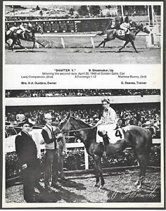 1949 - Shafter V - Bill Shoemaker, Up - 8" x 10" - Picture 1 of 1