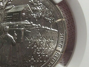 NGC Error MS64 Moneda:2020-D Weir Granja Quarter. Defectuosas Planchet Rev @ 3 - Imagen 1 de 12