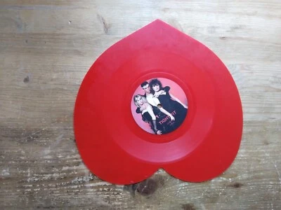 Tight Fit Secret Heart / Just A Moment VG HEART SHAPED RED Vinyl Record JIVEH20 - Image 1 of 4
