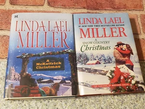 LINDA LAEL MILLER - LOT OF 2 HARDCOVER BOOKS - CHRISTMAS - McKETTRTICK & SNOW - Picture 1 of 2