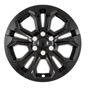 Chevrolet Silverado 1500 22-25 (20"/10 Spoke) Impostor Wheel Skins- Gloss Black - Picture 1 of 1