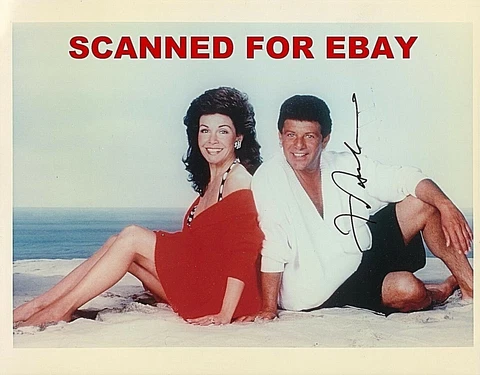 FRANKIE AVALON signed in person 8 x 10 color photo with Annette Funicello Cover