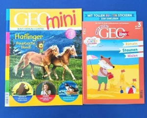 Mein erstes Geolino 4/2021 + Geo mini 9/2019 ... NEU +  ungelesen 1A abs. TOP - Bild 1 von 1