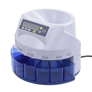 Coin Money Counter Sorter Machine Cash Currency Counting USD Automatic - Picture 1 of 11