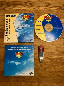 Original FRITZ®WLAN USB STICK 00:04:0E CE:AF:A5 mit Treiber-CD  - Bild 1 von 6