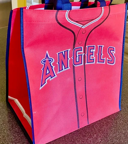 MLB Network LA Angels Red Jersey Reusable bag Cover