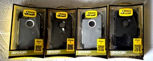 SET OF 4 OTTERBOX DEFENDER PROTECTION BOXES FOR IPHONE 5 -2 BLACK / 2 GRAY (NEW) - Photo 1 sur 5